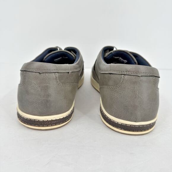 Jousen Mens 3 Eyelets Fashion Sneakers US 12 EU 46 Grey EUC - Picture 7 of 11